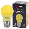 Лампа светодиодная Е27 LED A50  3w  (диод, груша, желтая. 13SMD.) ЭРА