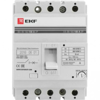 Выключатель автоматический ВА-99 160/40А 3P 35кА EKF PROxima	