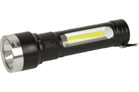 Фонарь светодиодный ЭРА UA-501 универсальный, аккумуляторный, СОВ+LED, 5Вт, резина