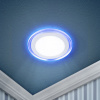 Светильник светодиодный LED 3-6 BL 6W 220V 4000К круглый с синей подсветкой ЭРА