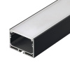 Профиль с экраном SL-LINE-4932-2500 BLACK+OPAL