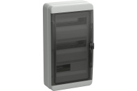 Корпус пластиковый ЩРН-П-36 IP65 черн. прозр. дверь TEKFOR / IEK