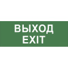 Самоклеящаяся этикетка ЭРА INFO-DBA-015 200х60мм "Выход-EXIT" DPA/DBA