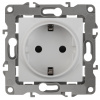 Розетка 2P+E Schuko, 16А-250В. IP20, белый, Эра12